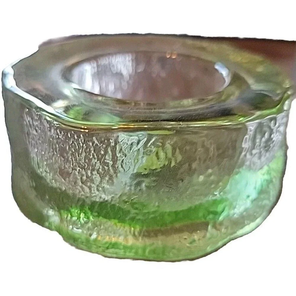PartyLite Iceland Tealight Holder Trio (#P7223) - Green, Blue, Clear - Retired - Picture 8 of 8